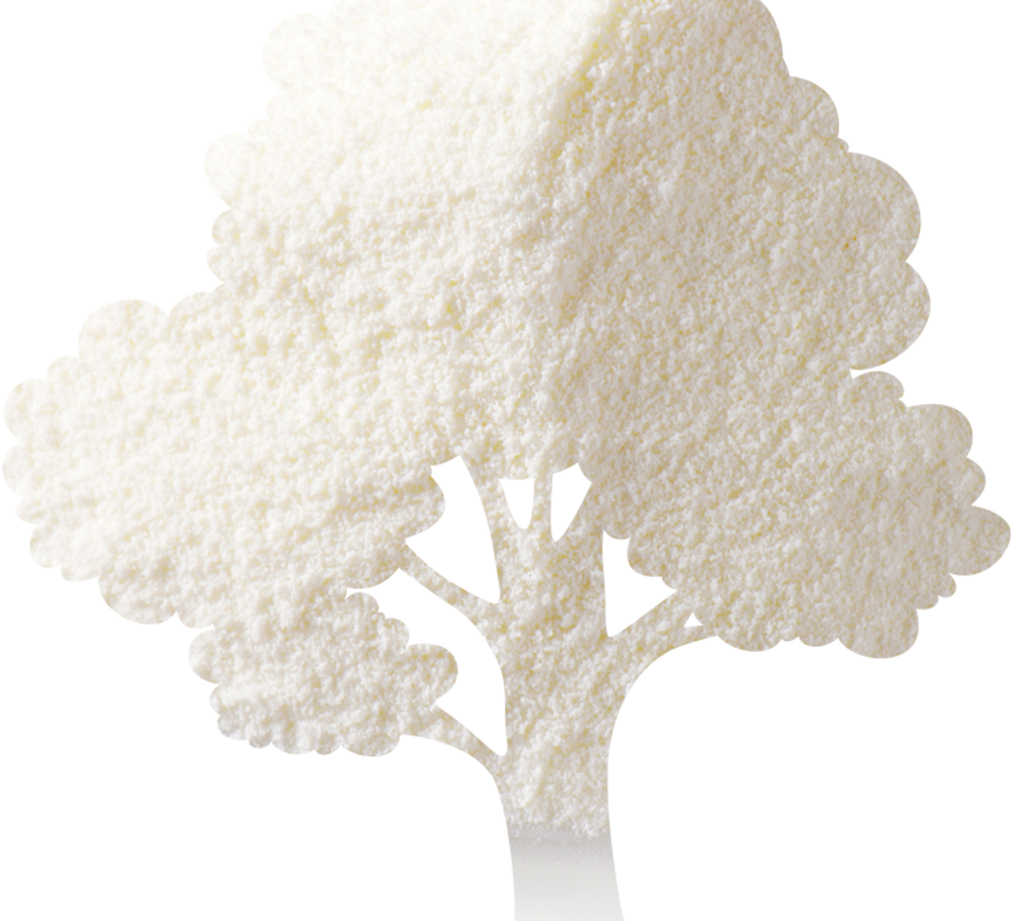 Lactosan Cheese Powder Tree Silhouette