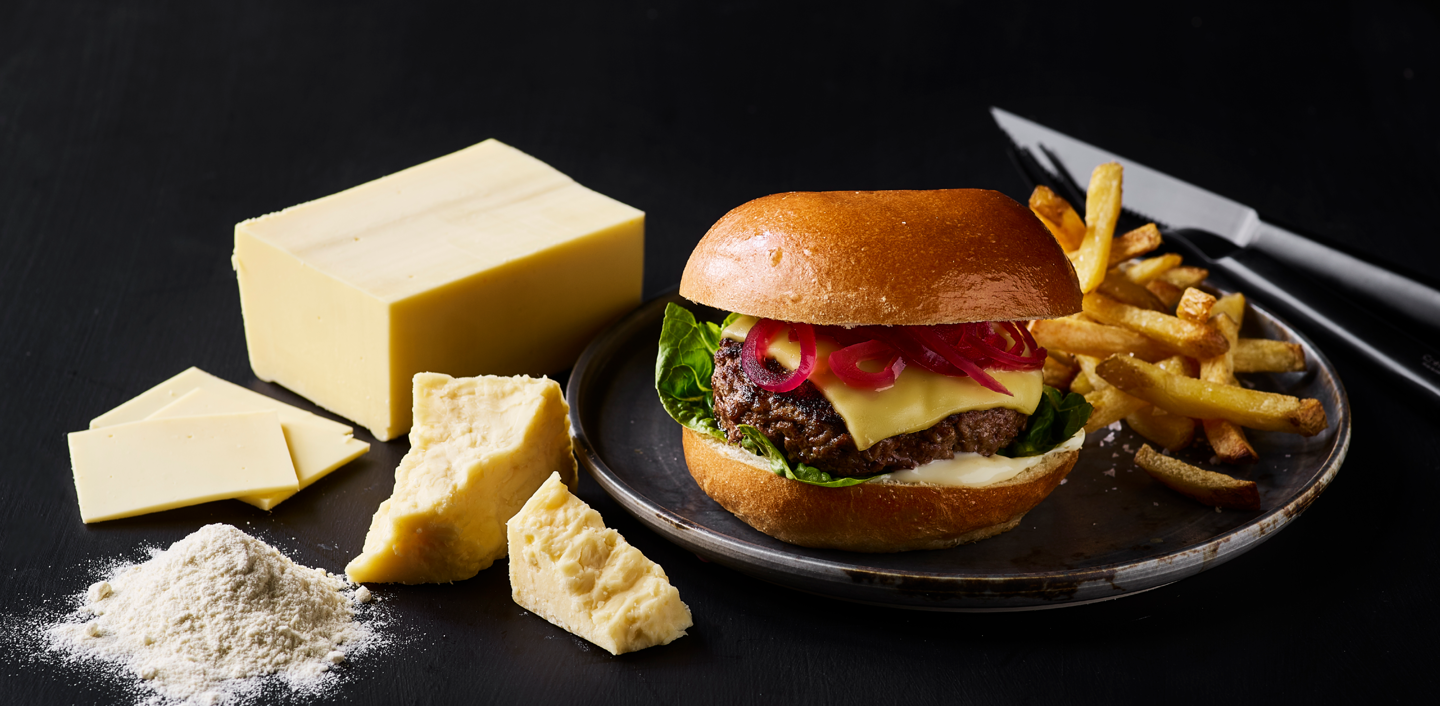 Better Burgers with Cheese Powders