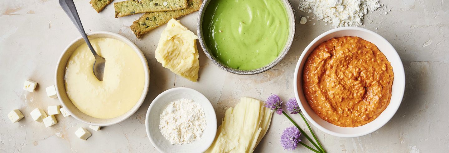 Delicious Dips & Dressings with Cheese Powder