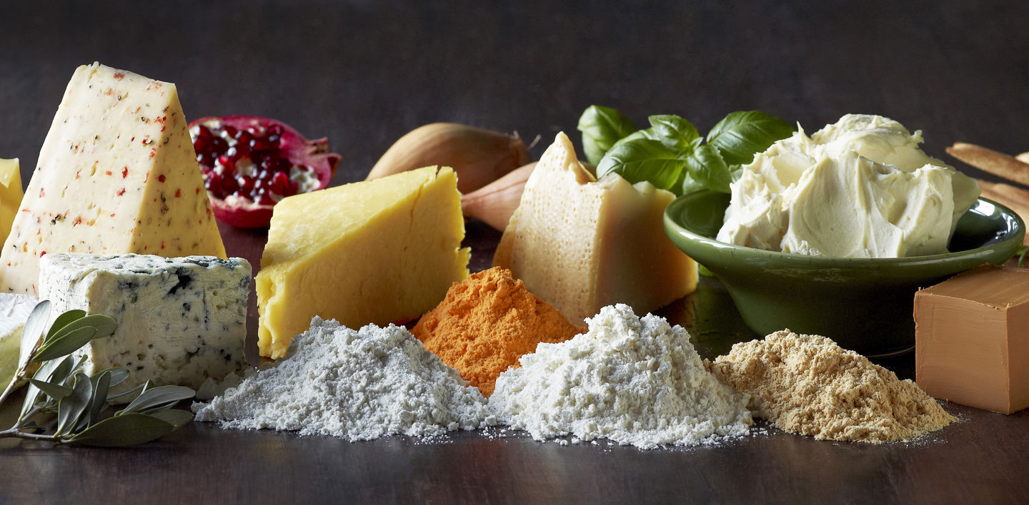 Cheese Powders based on natural cheeses